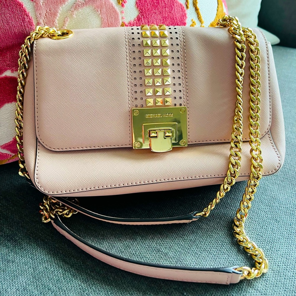 Michael Kors brand new leather studded SOHO bag, shoulder or crossbody bag